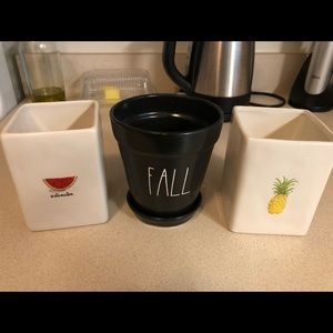 Rae Dunn - pencil cups/planters